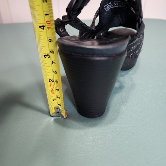 Dansko Randa Black Leather Heal Women's Size 9 - Picture 9 of 9